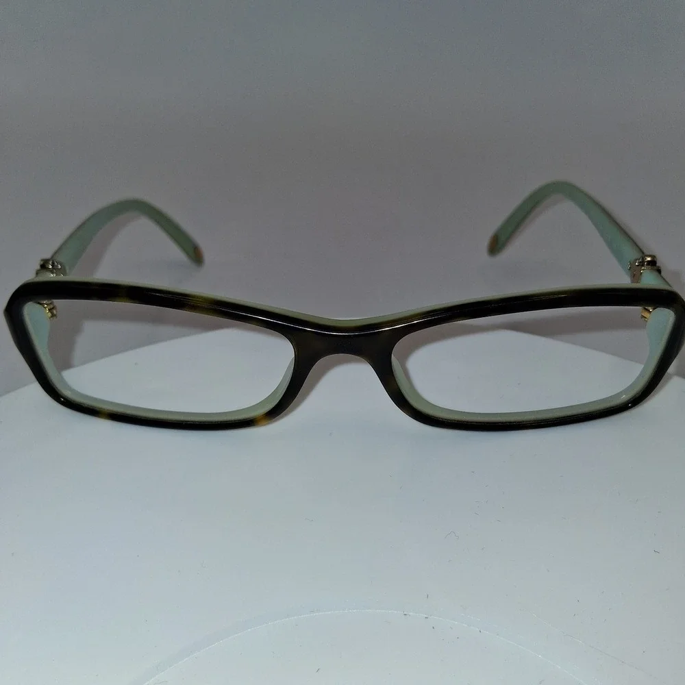 Tiffany & Co. Eyeglasses Frames TF 2061 8134 52- 16- 135 Tortoise Blue Gold